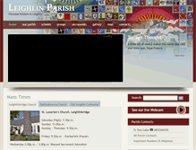 Tablet Screenshot of leighlinparish.ie